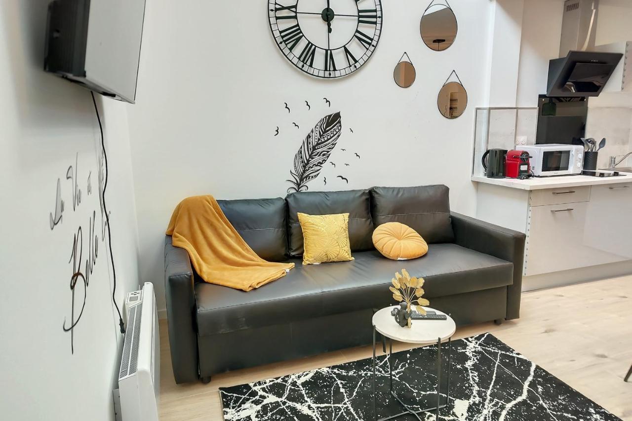 Sublime Appart Renove Duplex Centre Ville 4Pers Wifi 圣康坦 外观 照片