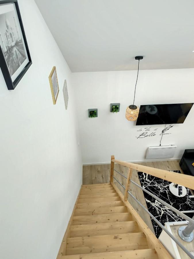 Sublime Appart Renove Duplex Centre Ville 4Pers Wifi 圣康坦 外观 照片